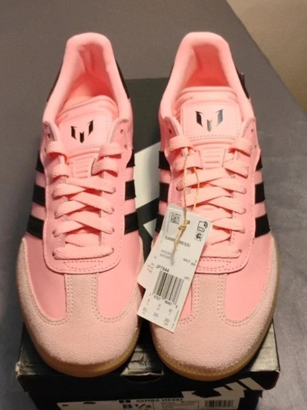 Adidas Samba Messi International Miami Pink Sneakers Men's 8.5 Women's 9.5